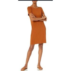 Amazon Essentials Women's Jersey Regular-Fit Ballet-Back t-Shirt Dress Size-xS